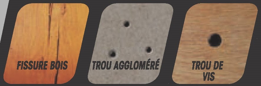 Enduit de réparation, Repar' bois, TOUPRET, marron 1 KG - 4
