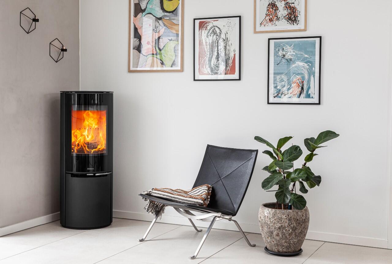 Poêle à bois ADURO Aduro 22.3 lux noir, 5.5 kW - 4