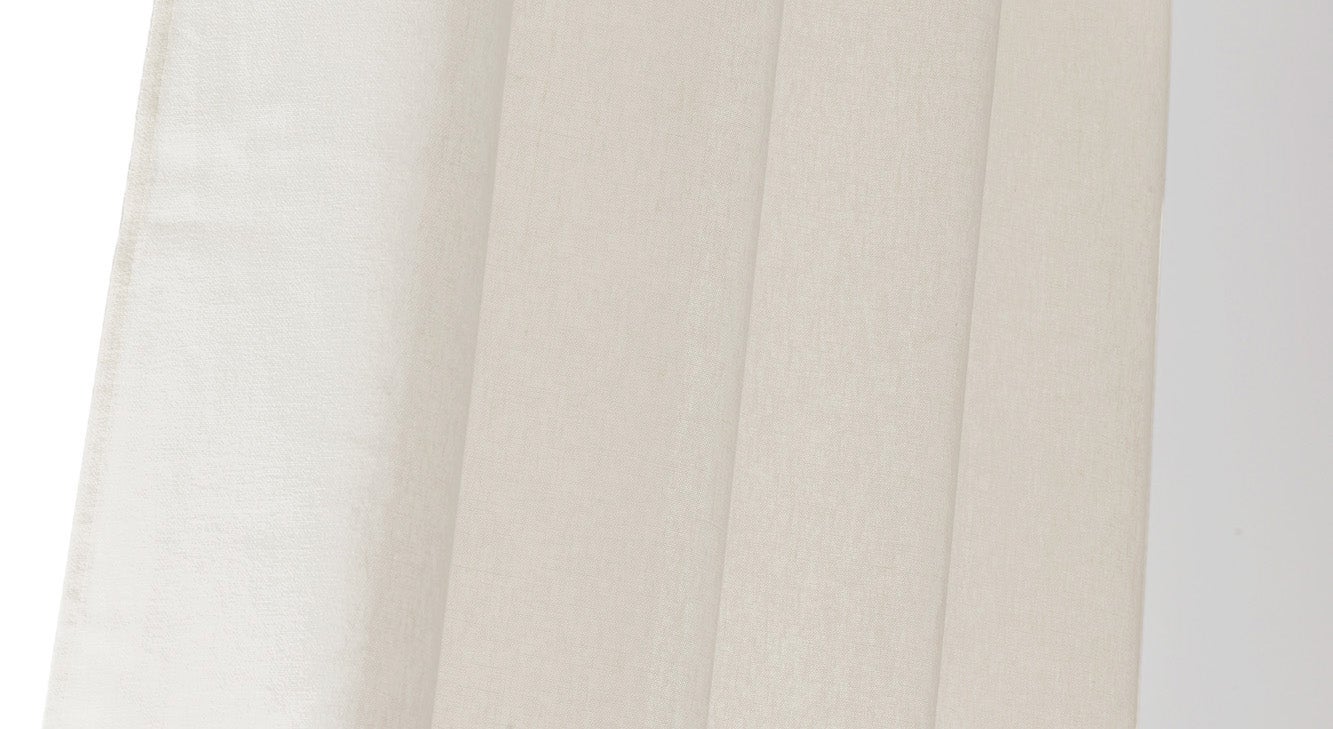 Rideau tamisant, Metis coton, ivoire H.260 x l.135 cm - 2