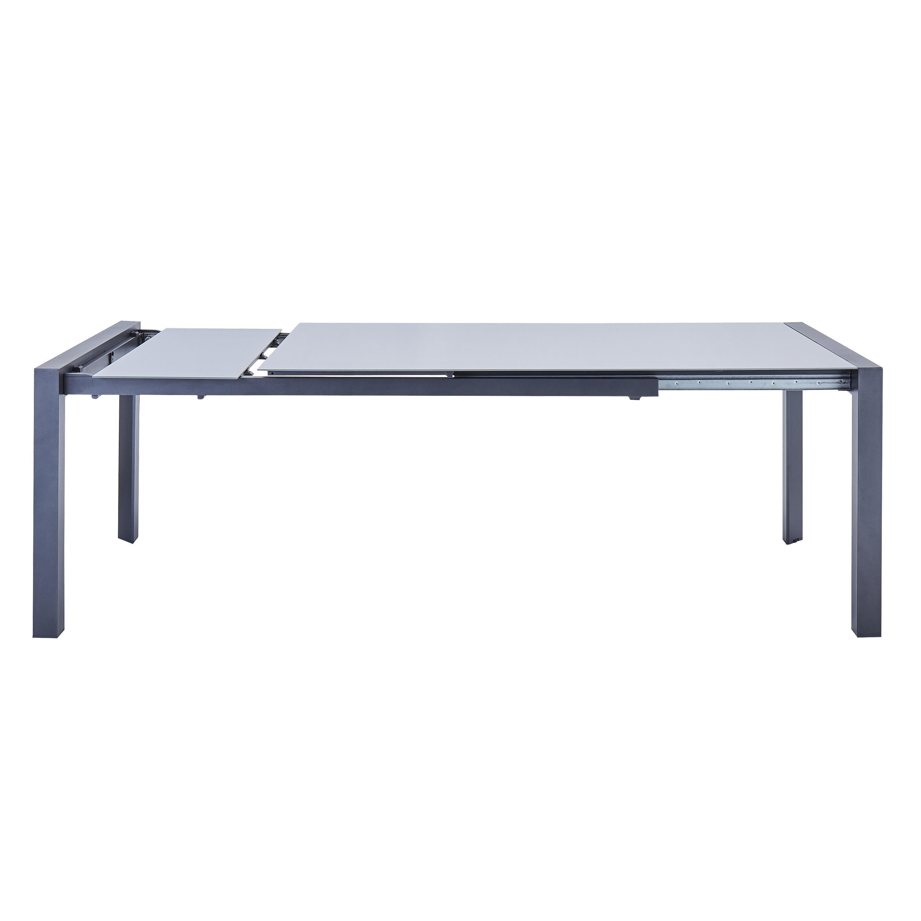Mesa de alumínio NATERIAL AQUILA II 180/220X100CM ANTRACITE - 37