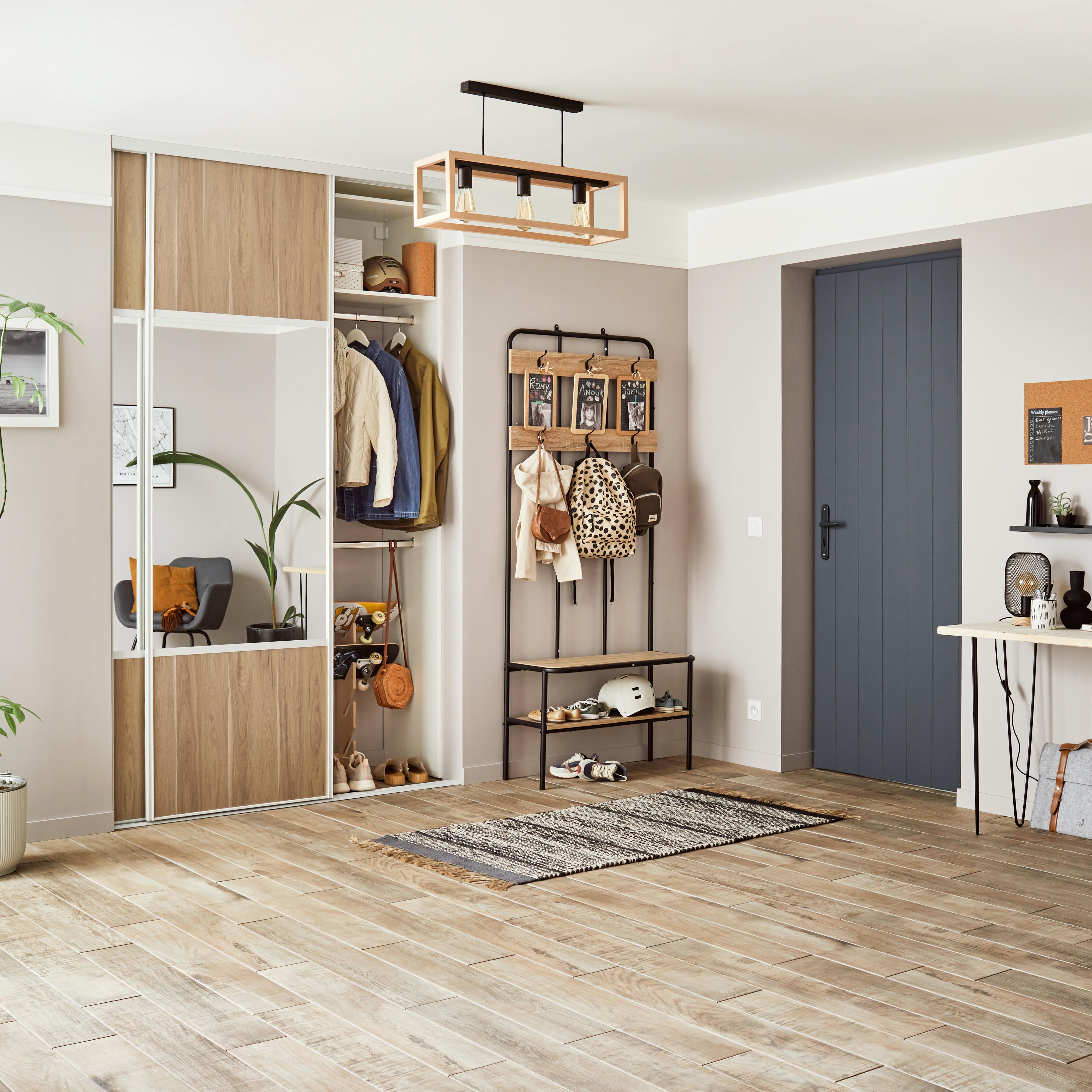 Suspension Elgort bois, noir, Diam.20 cm INSPIRE, E27 - 9