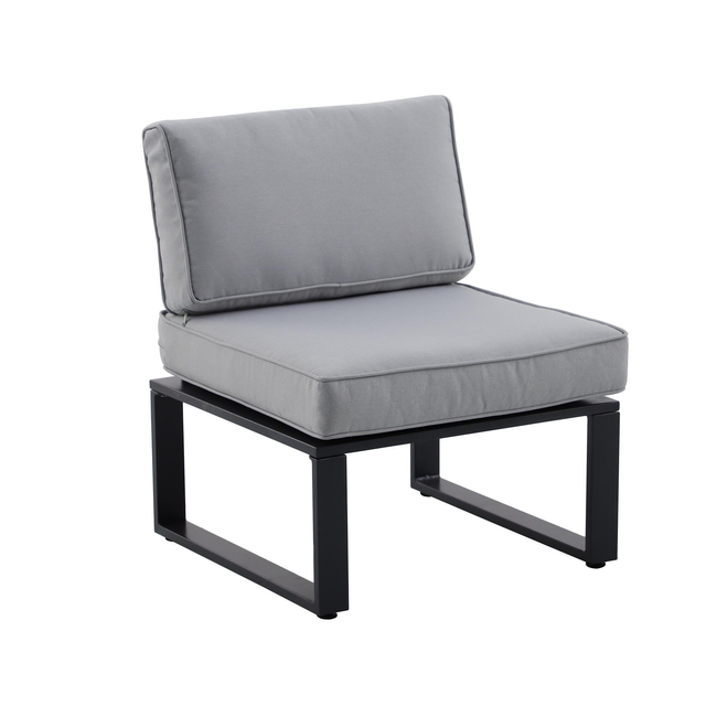 Sillón de jardín de aluminio NATERIAL Odyssea gris