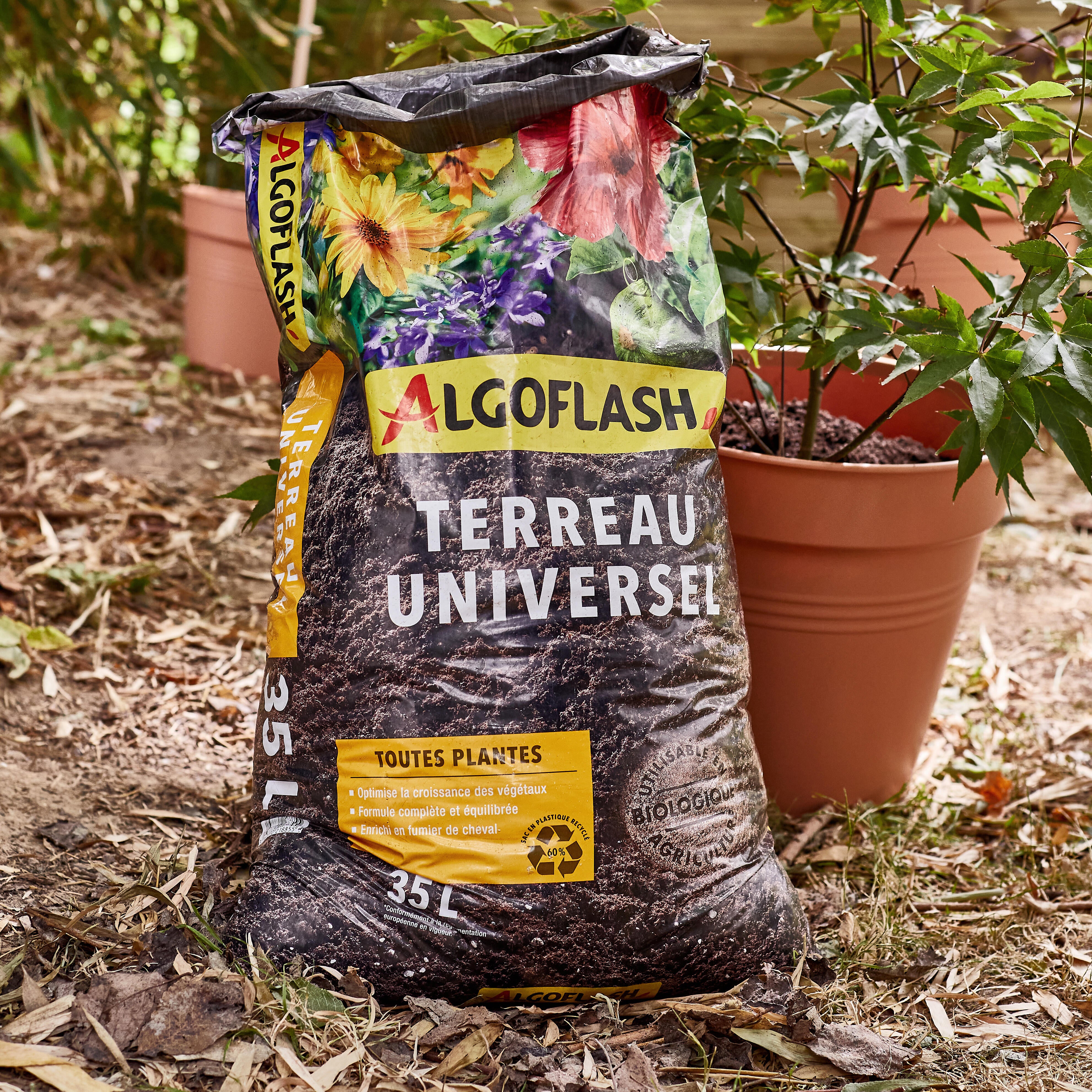 Compost universel ALGOFLASH, 35 l - 3