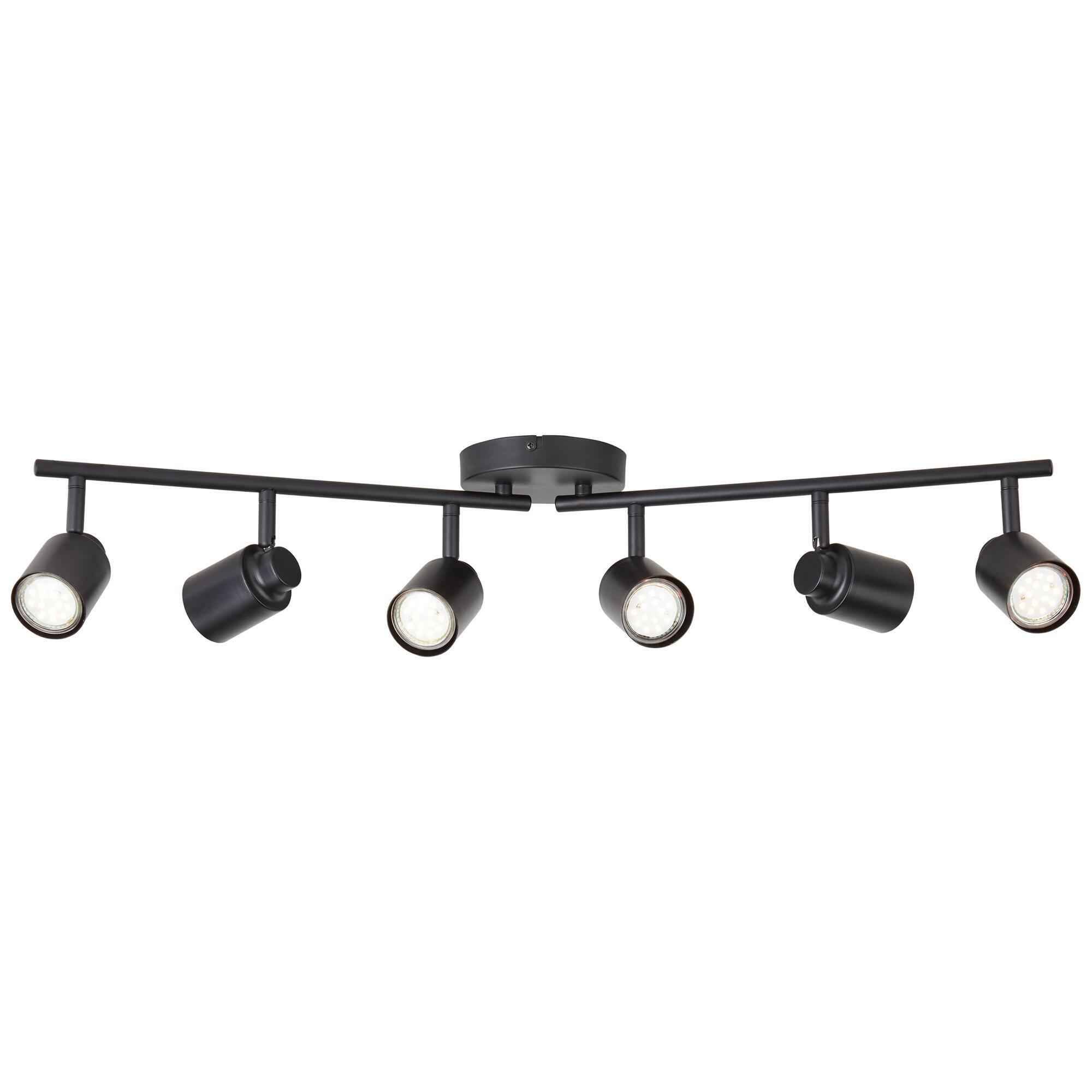 Foco decorativo INSPIRE TEKLA 6 LÂMPADAS GU10X6 METAL PRETO - 8