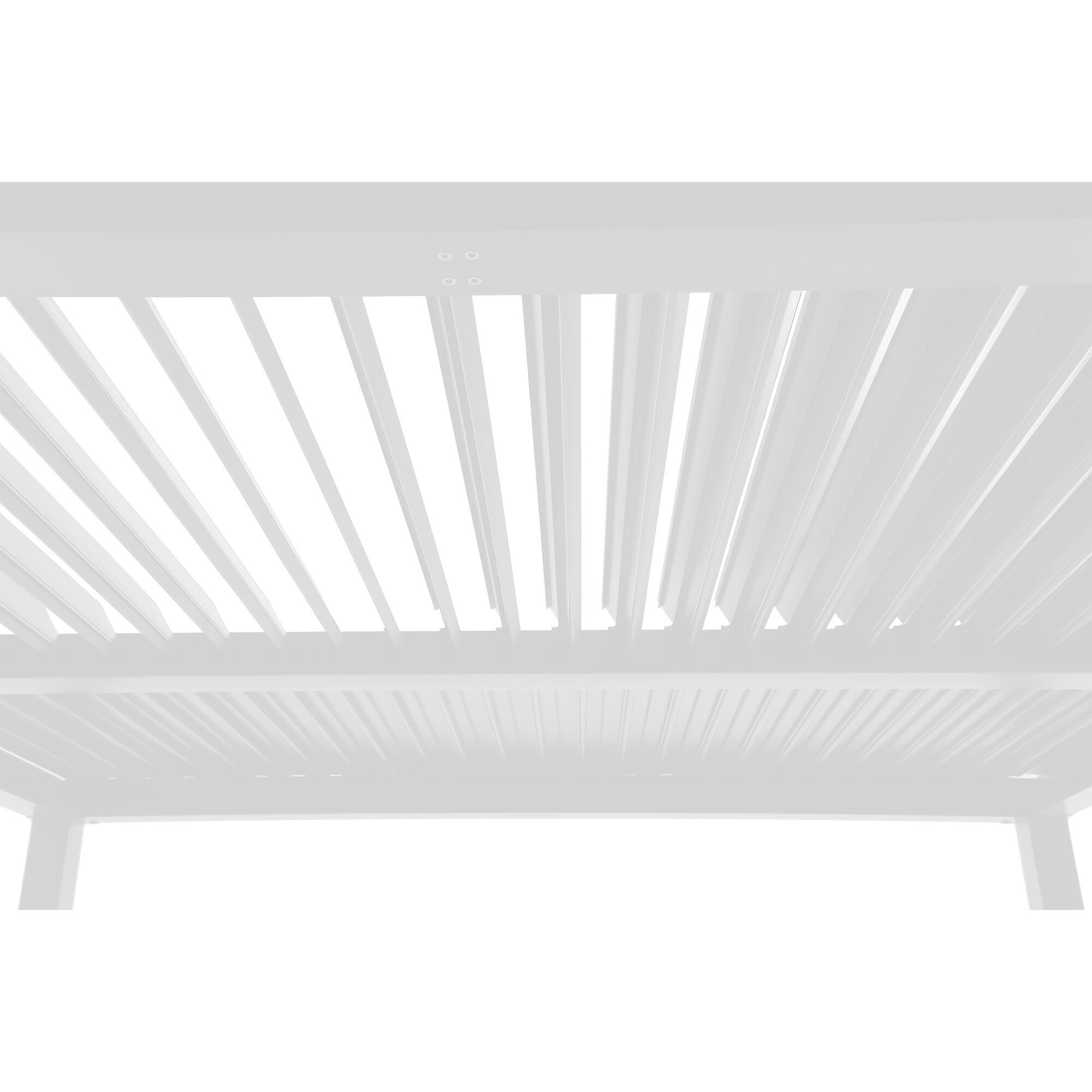 Pérgola bioclimática alumínio 3,13x3,58m branco Naterial Clima - 5