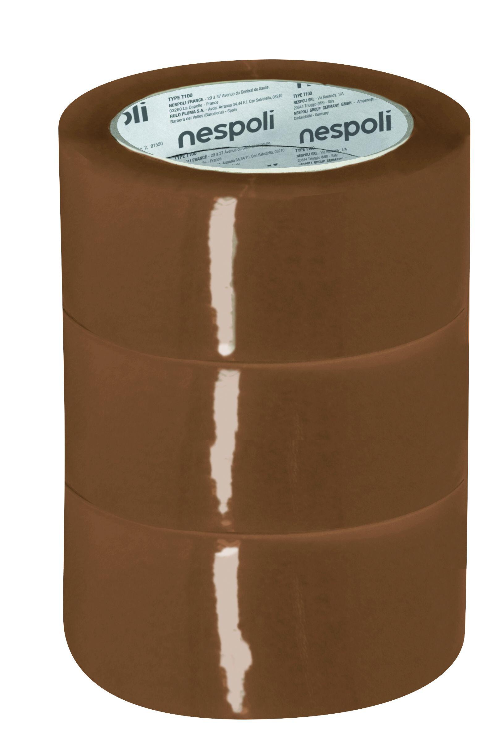 Nastro adesivo per imballaggio avana H 48 mm x L 66 mt - 2