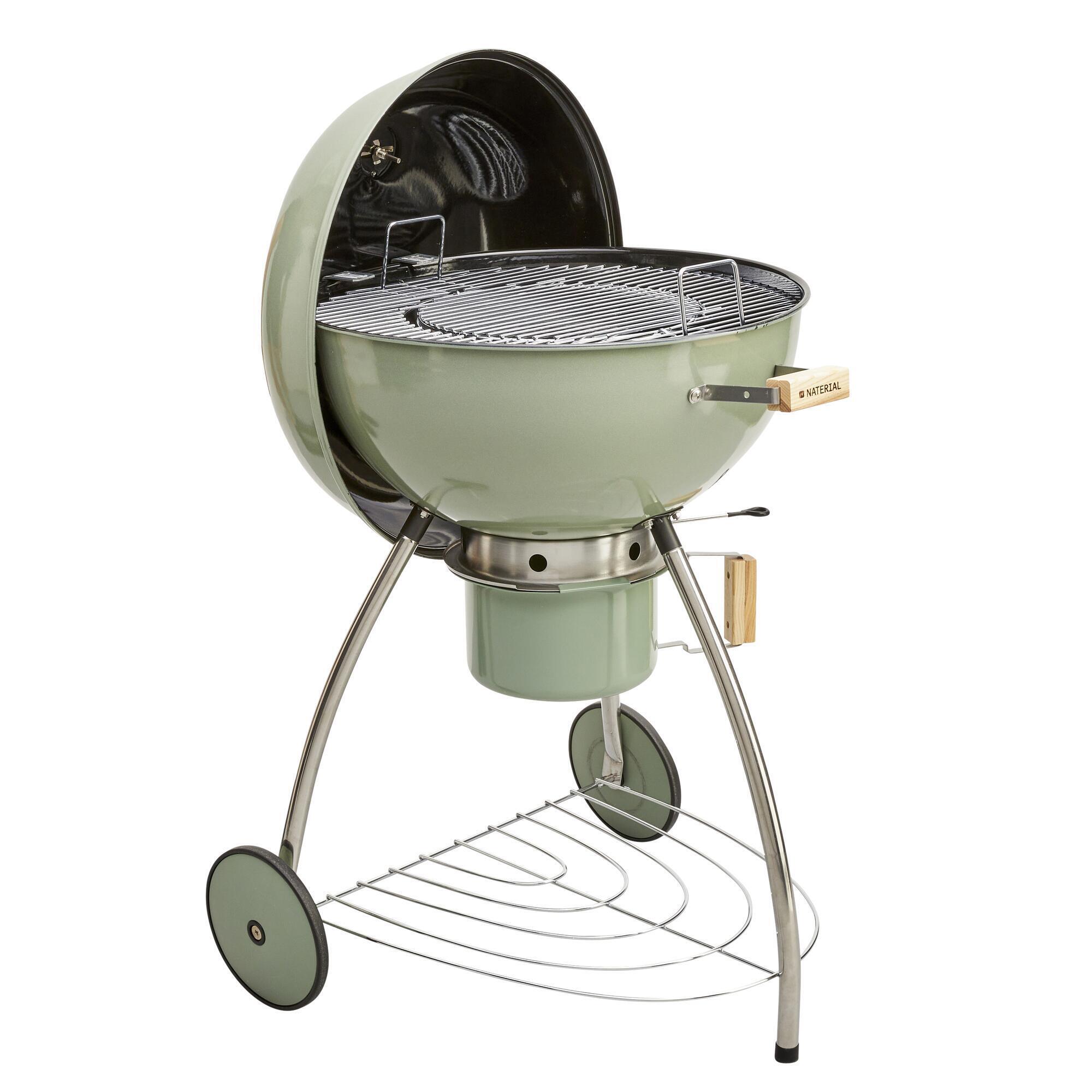 Barbecue a carvão com rodas ⌀ 57 cm verde Naterial Phoenix Beta II - 18