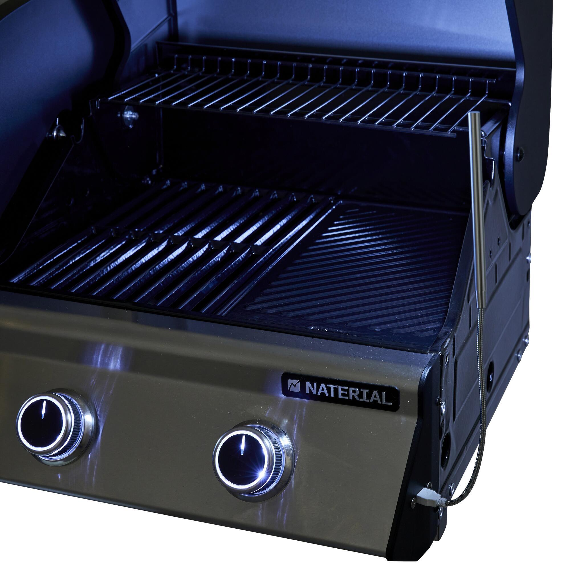 Barbecue a gás encastrável NATERIAL HUDSON 4B - 34