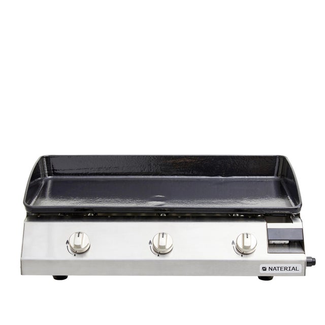 Chapa a gás NATERIAL VENTURA II AÇO INOX 3B