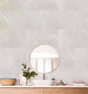 Dalle murale PVC mirandela brillant DUMAWALL, L.65 x l.37,5 cm, Ep.5 mm