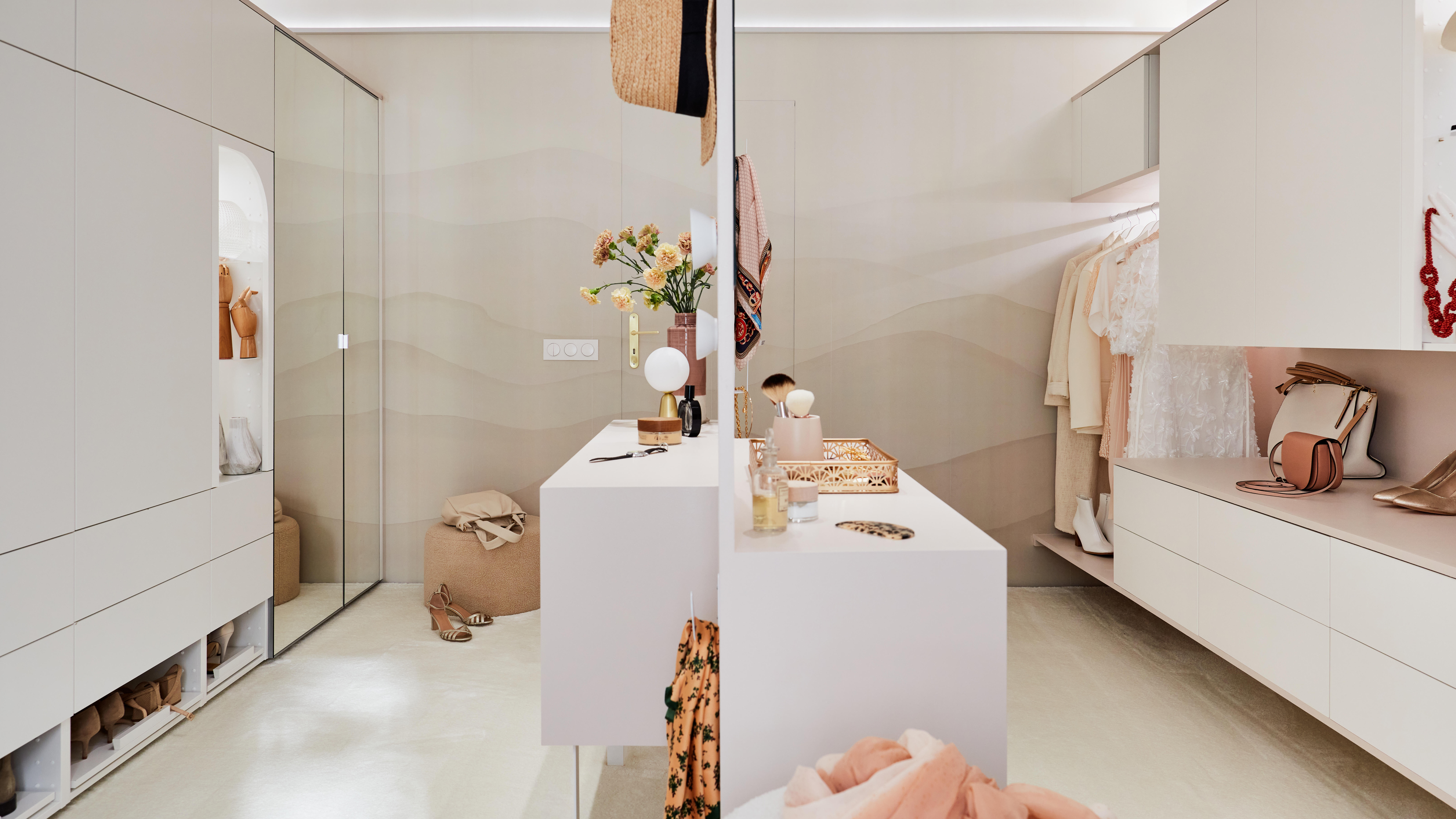 Pack 4 cabides madeira branco SPACEO - 13