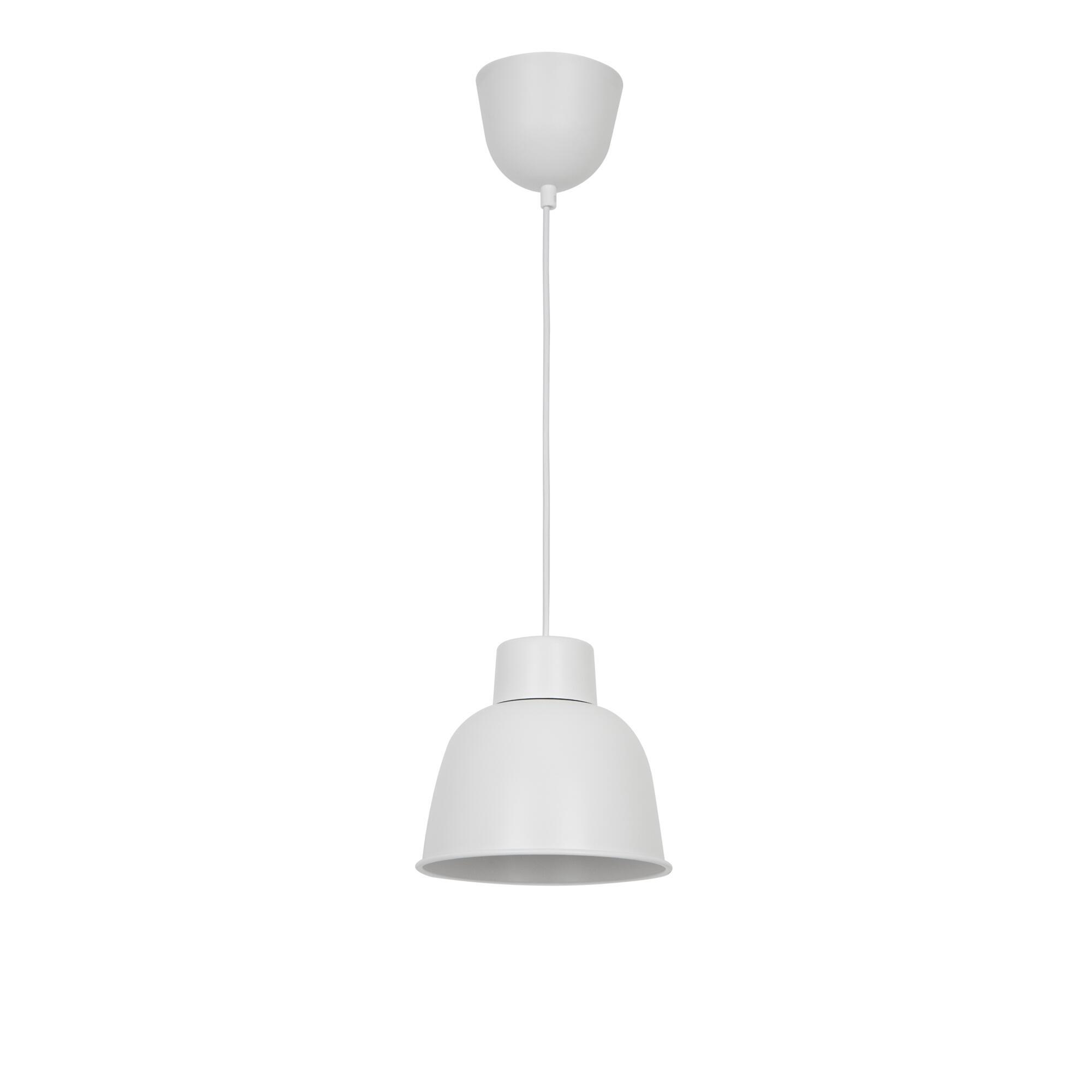 Candeeiro de teto suspenso INSPIRE MELGA E27 D18.5CM METAL BRANCO MATE - 2