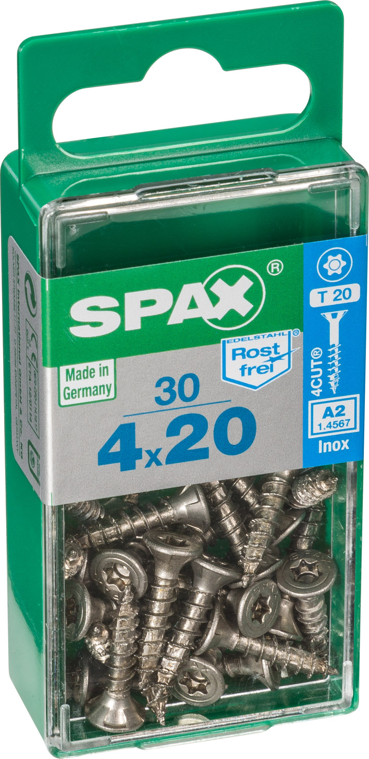 30 Tirefond TORX INOX 4X20 M SPAX - 3