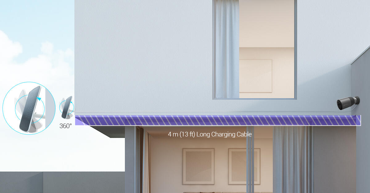 Panneau solaire pour caméras gamme BC1 EZVIZ - 4