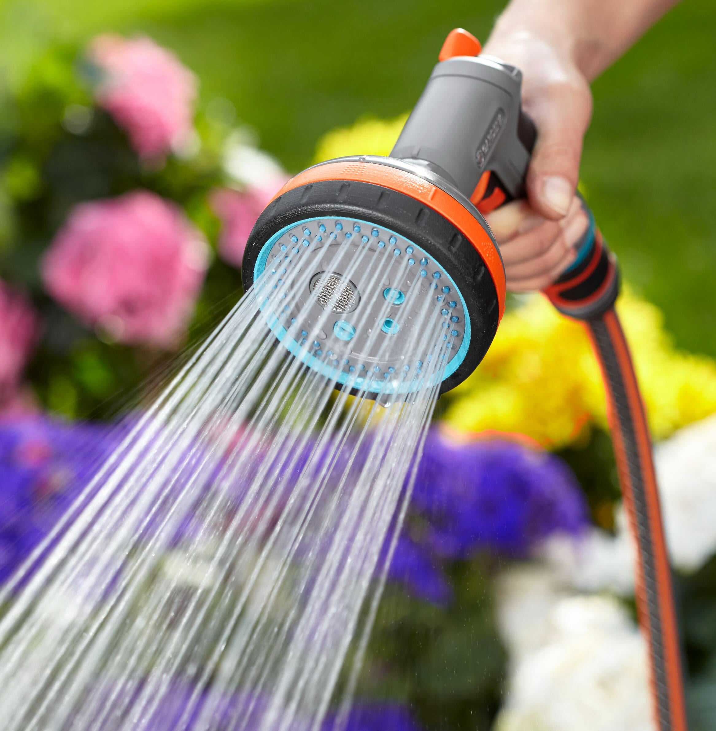 Pistolet d'arrosage jet pluie, aéré, concentré, de brume et plat GARDENA Comfort - 7