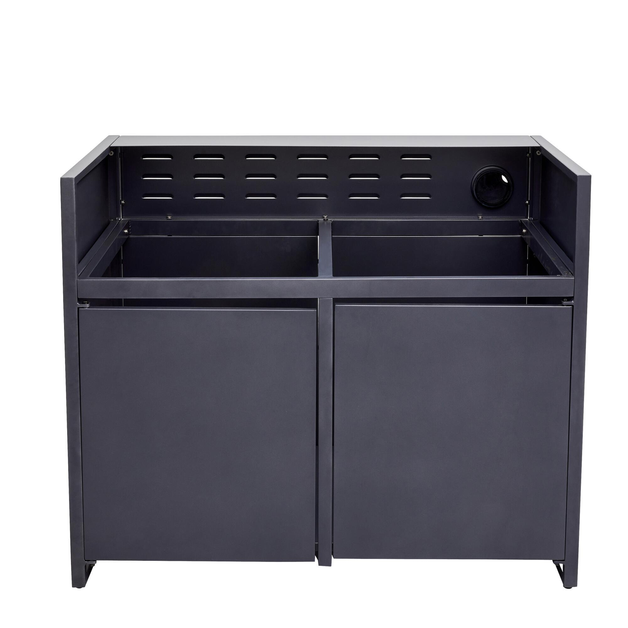 Módulo para barbecue Hudson 4 queimadores alumínio 109x60 cm Naterial Europa - 26
