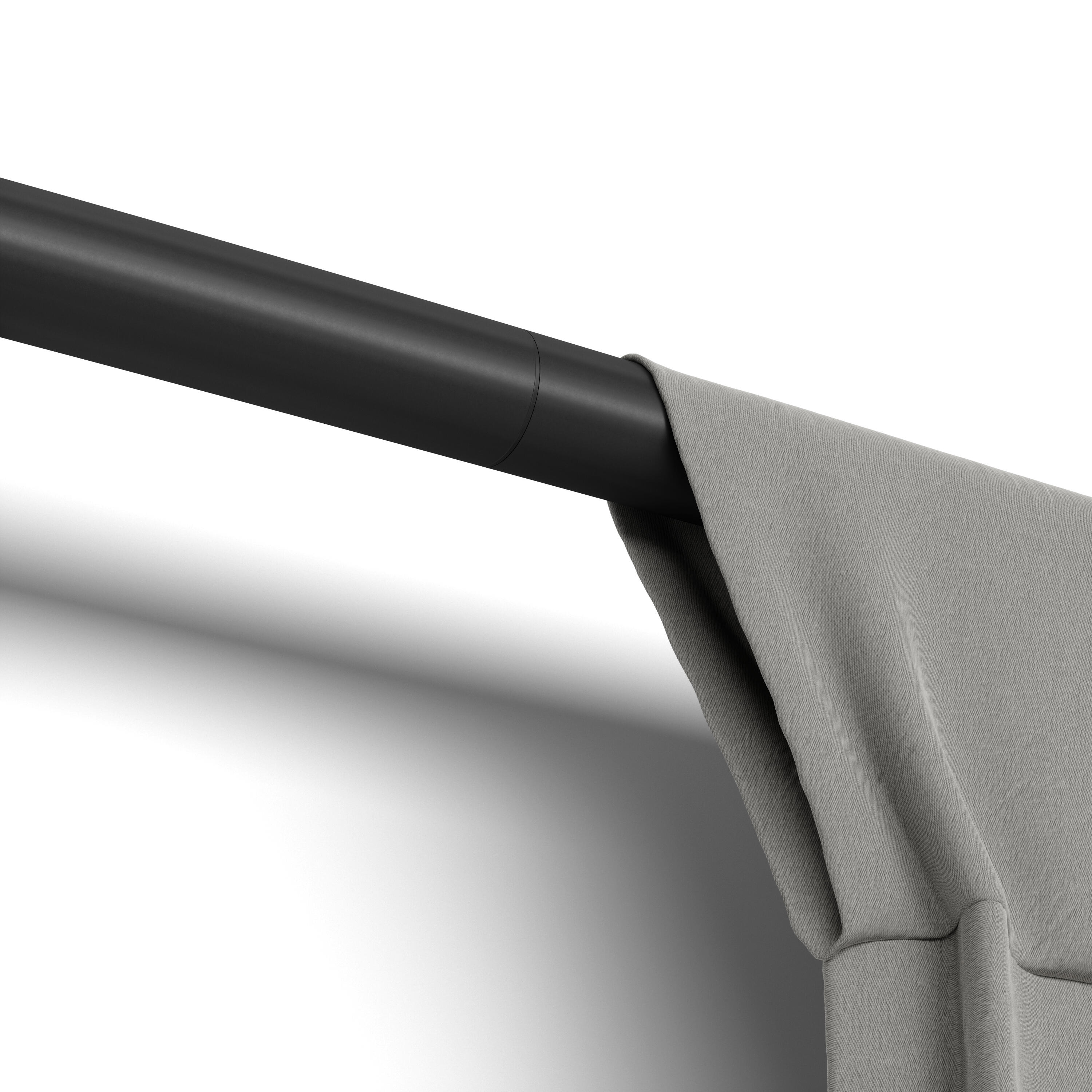 Tringle à rideau noir Zen, L.81 - 325 cm, diam.25 mm, UMBRA - 3