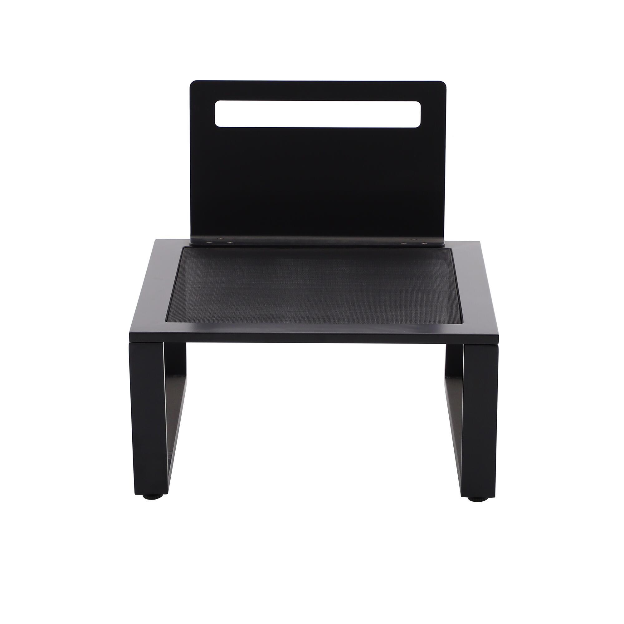 Cadeirão de alumínio jardim café cinzento Odyssea Naterial - 3