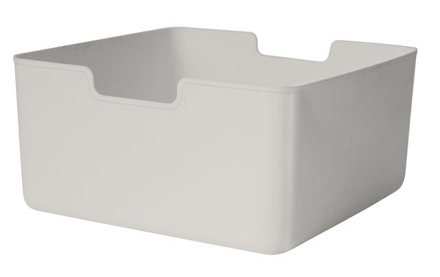 Panier BOX & BEYOND crème H.15 x l.31 x P.31 cm