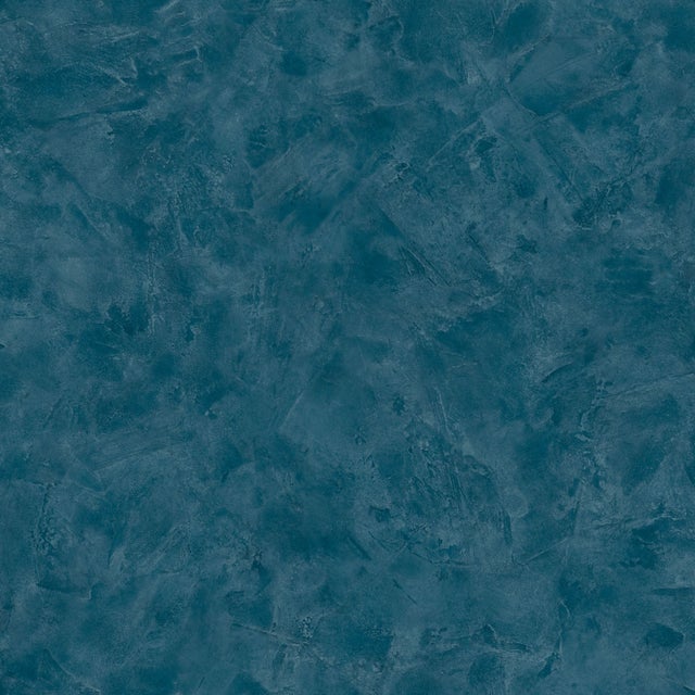Papier peint intissé Patine 2 uni bleu canard