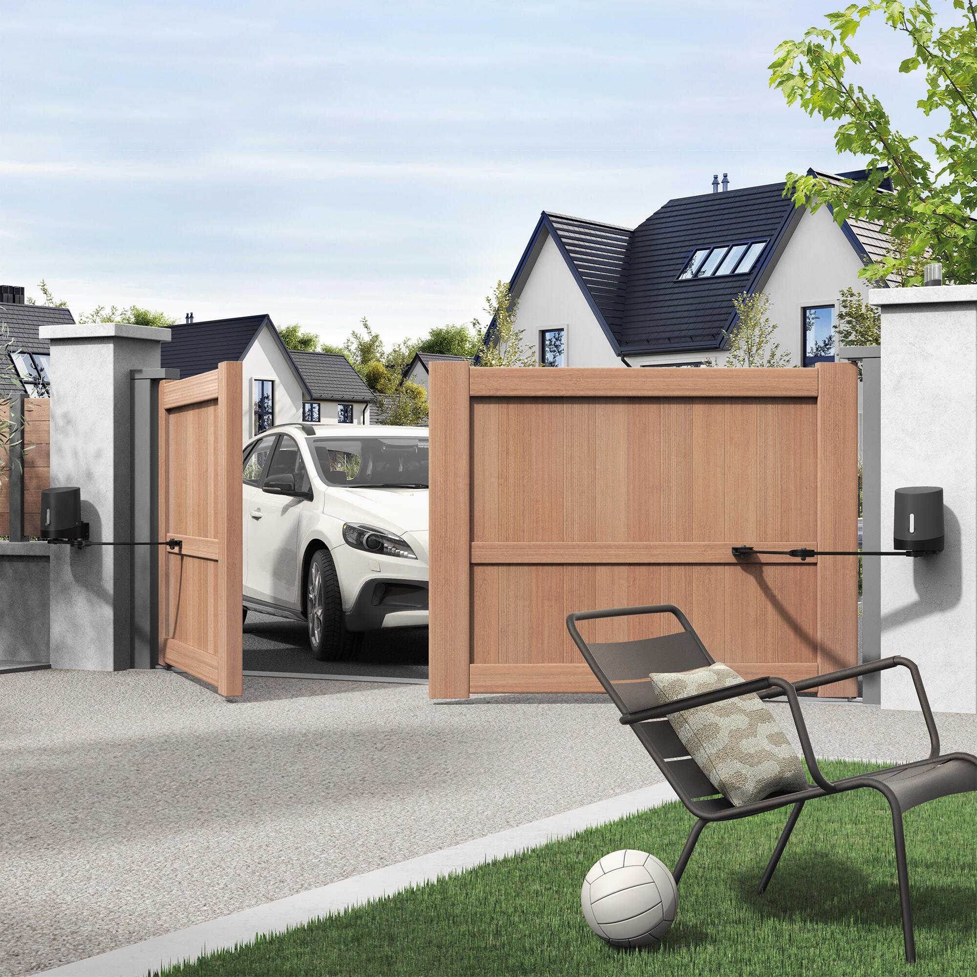 Motorisation connectée à bras articulés portail battant, Orane Connect, Avidsen - 6