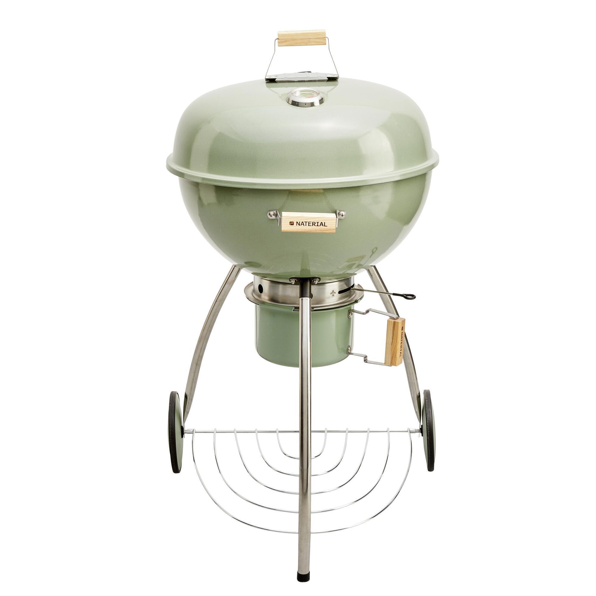 Barbecue a carvão com rodas ⌀ 57 cm verde Naterial Phoenix Beta II - 2