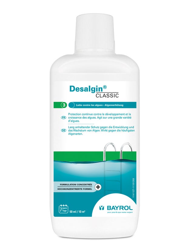 Anti algues piscine BAYROL Desalgin Classic, liquide 1L