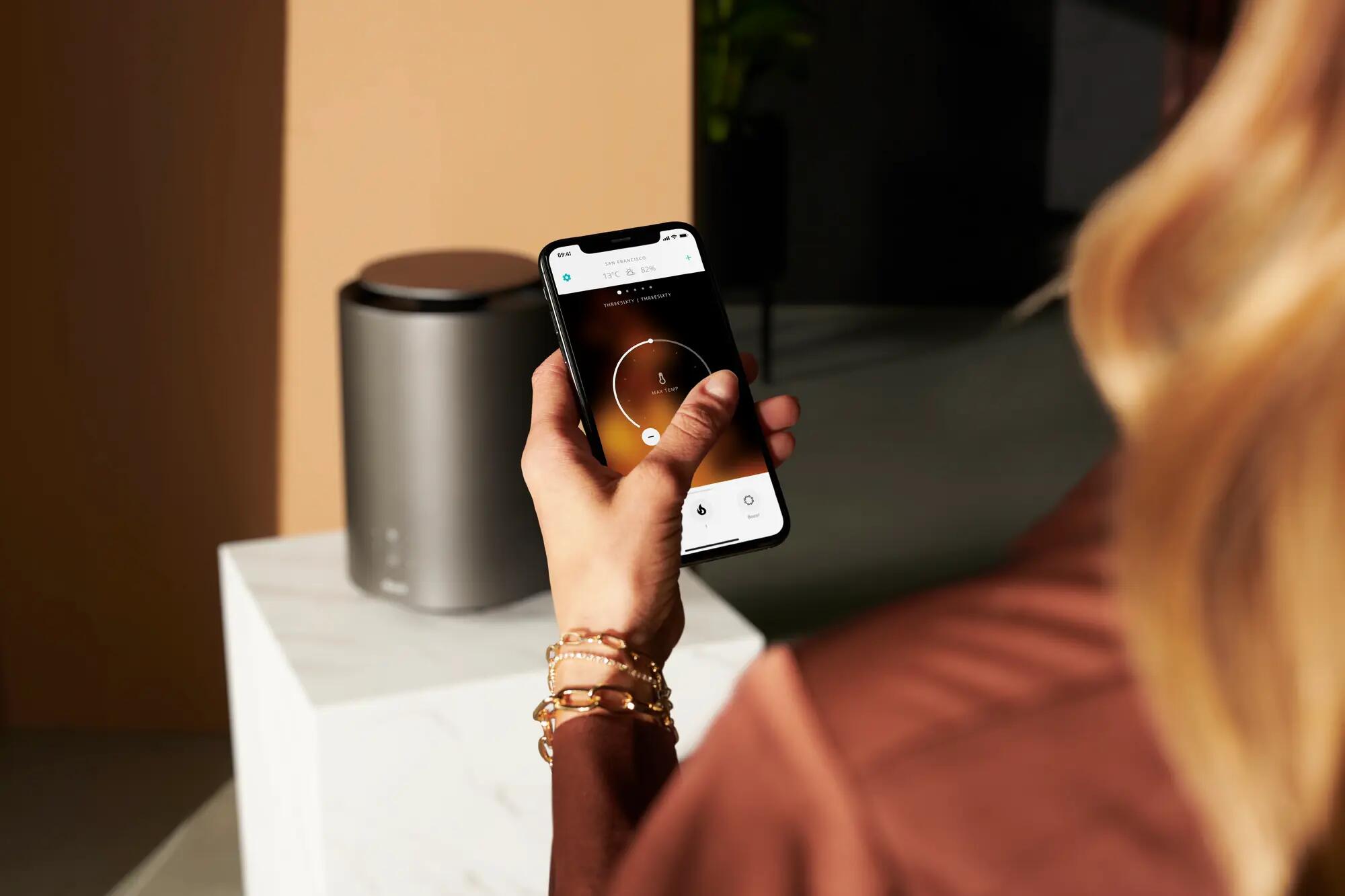 Soufflant céramique mobile électrique DUUX Dxch09 1800 W - 3