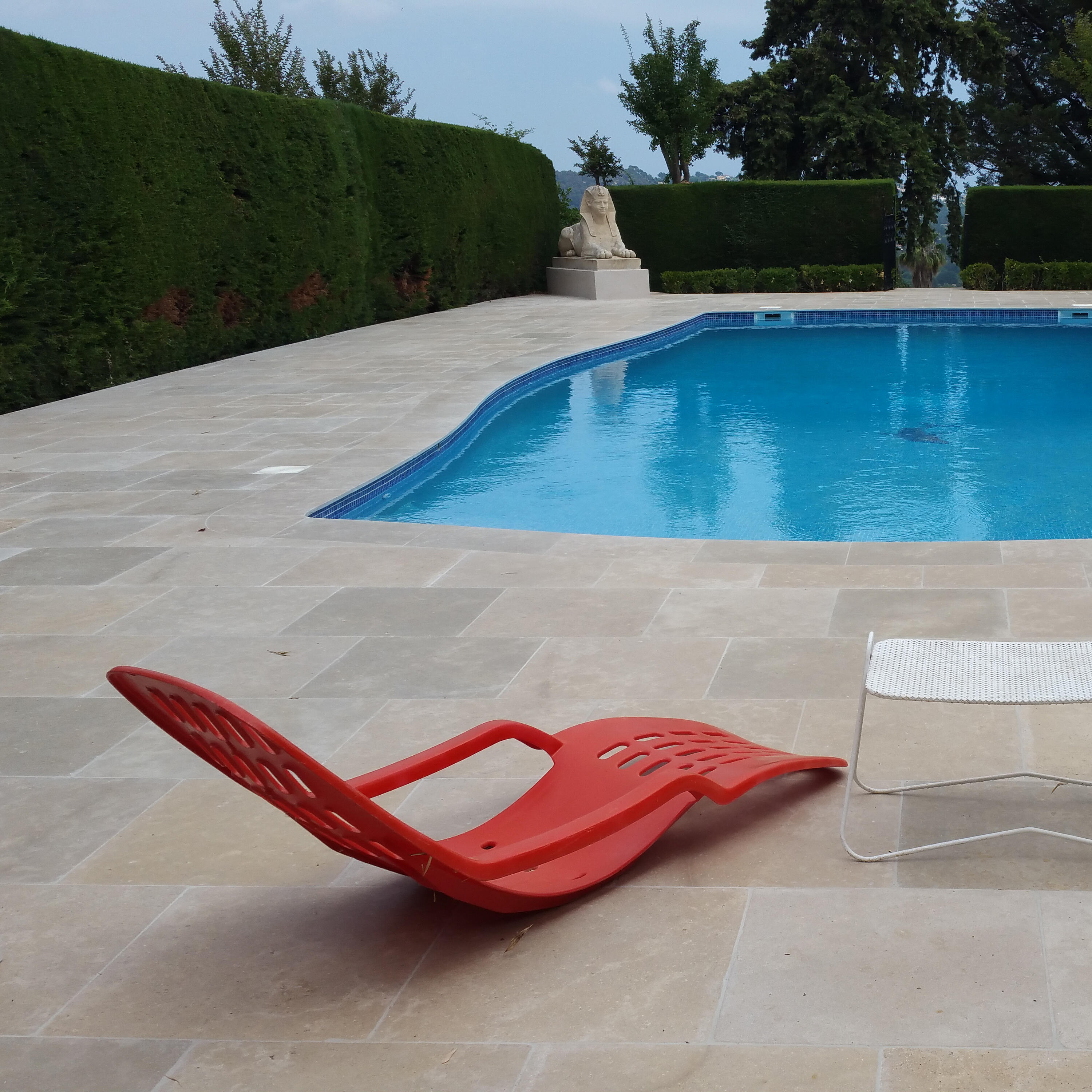 Travertin sol effet pierre nuances de beige classic mix l.40.6 x L.61 cm - 4