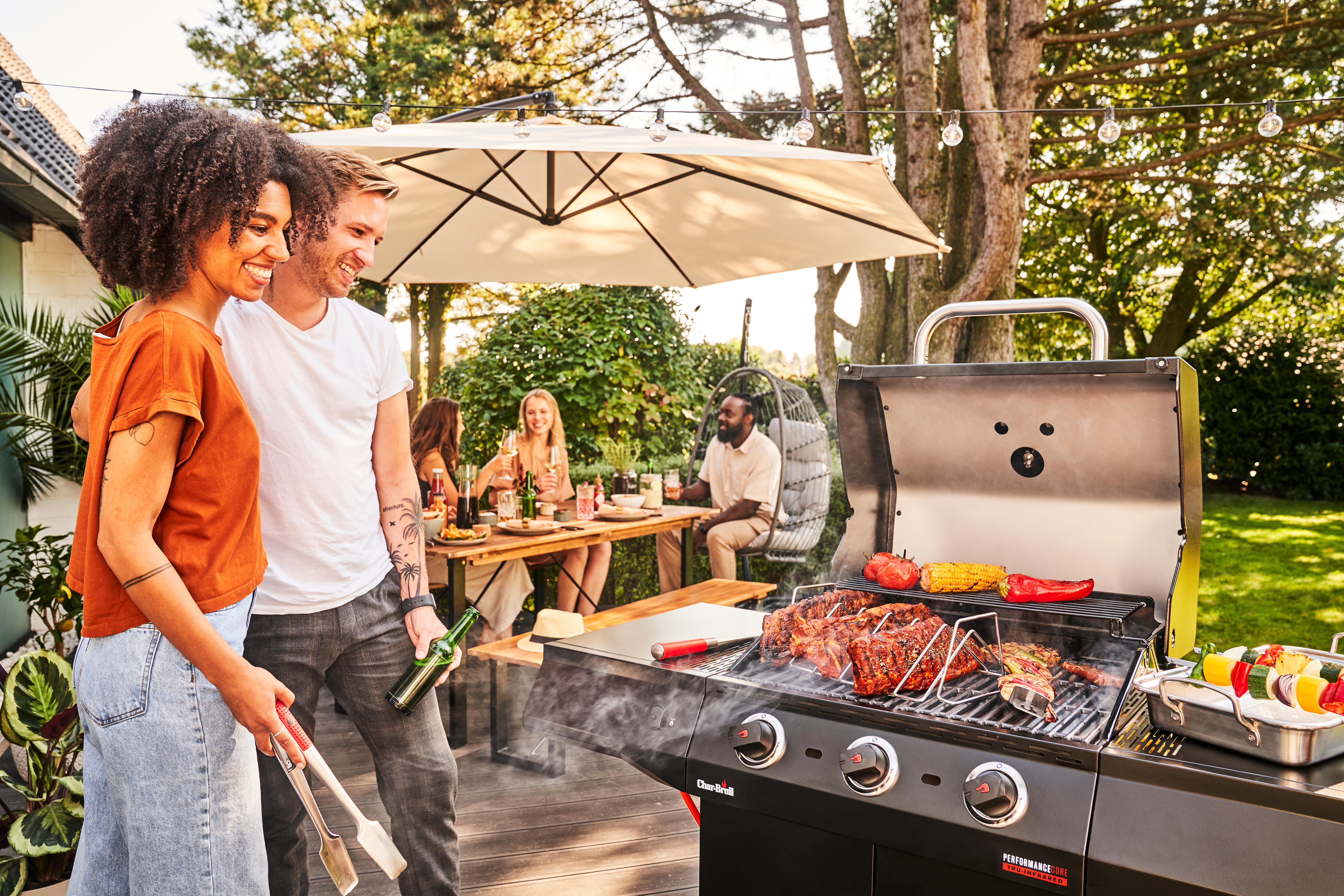 Shengyongh Griglie In Ghisa Per Barbecue Charbroil – Kit Da 3 Pezzi (Compatibili Con Modelli Performance 4 E 5) - 2