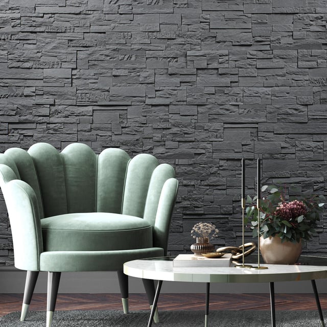 Plaquette de parement béton effet pierre Cross intérieur / extérieur