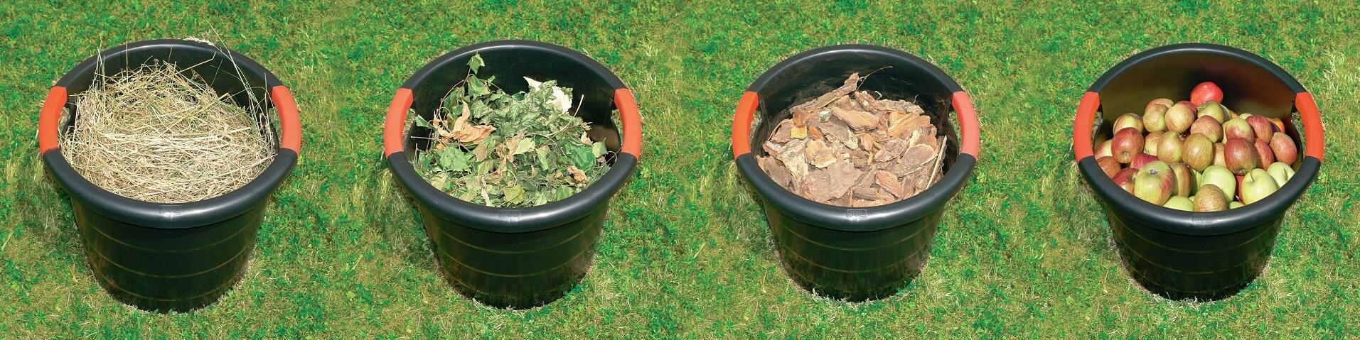 Seau monobloc GARANTIA 785003 vert sapin 30 l - 4