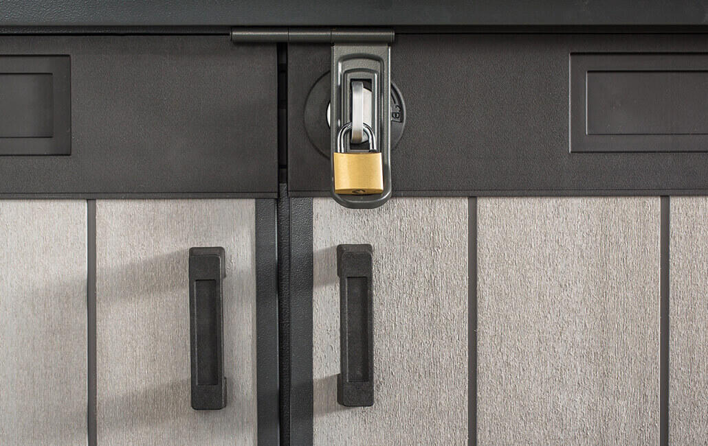 Arcón de resina para exterior KETER 232427 190.5 x 132.5 x 109.3 cm y capacidad de 2020 L - 13