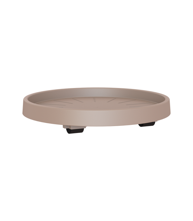 plato redondo con ruedas topo 35x35x6,2cm