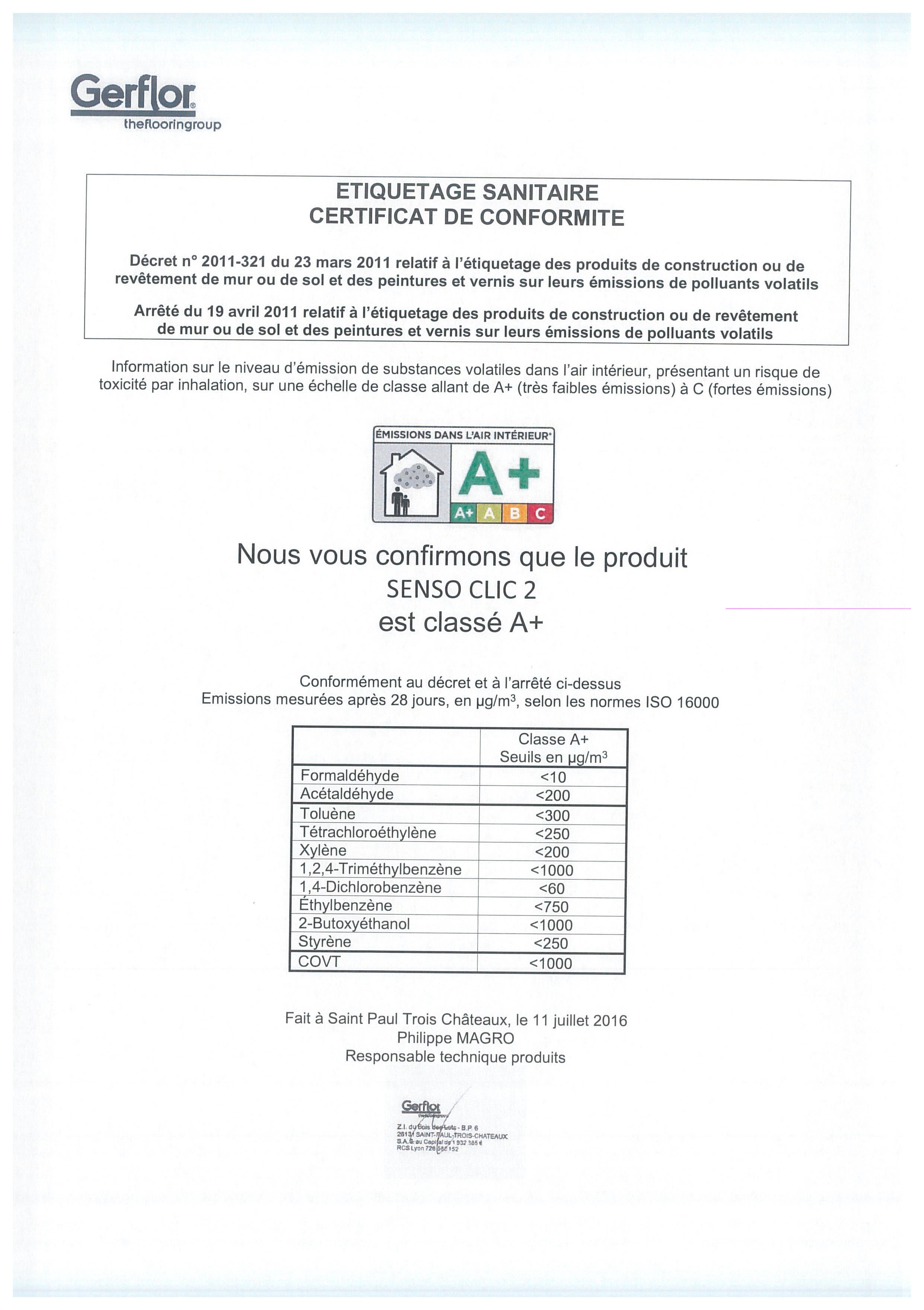 Lame PVC clipsable forte GERFLOR Senso clic 2 pecan light bois blanchi - 9