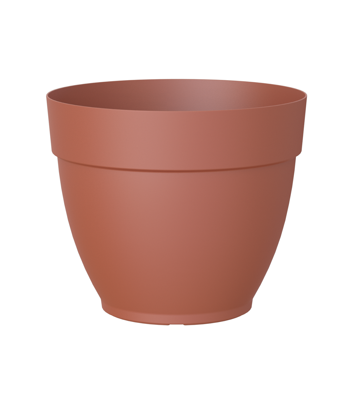 Maceta de polipropileno capri marrón de ø 40 cm