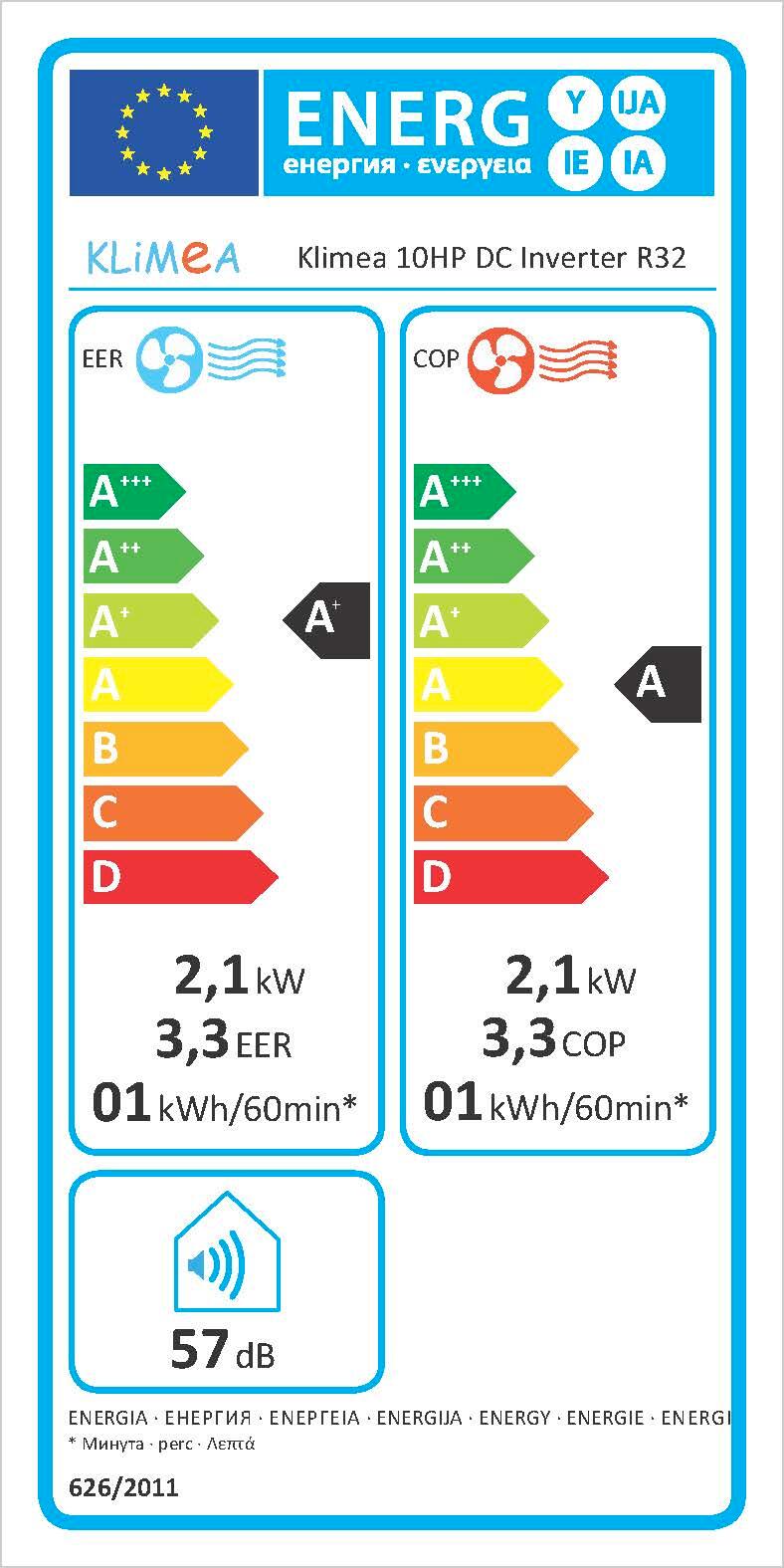 Climatiseur fixe monobloc KLIMEA 3.1 kW - 3