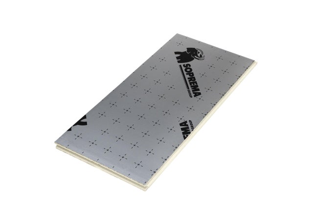 Isolant en polyuréthane SOPREMA, R=1.85, Ep.40mm,1.2x0.6m