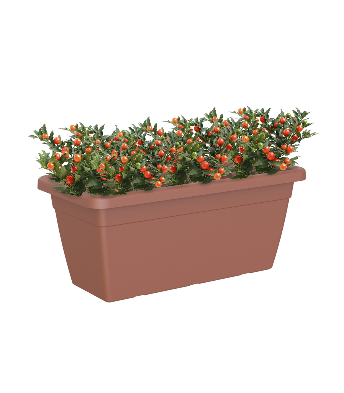 Fioriera VENEZIA XL ARTEVASI in polipropilene terracotta H 40 cm L 46 x P 100 cm - 5