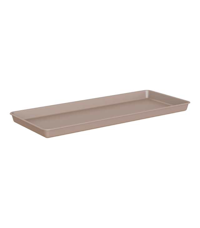 Sottovaso per vaso da fiori ARTEVASI Venezia in polipropilene tortora L 55 x H 3.7 x P 55 cm