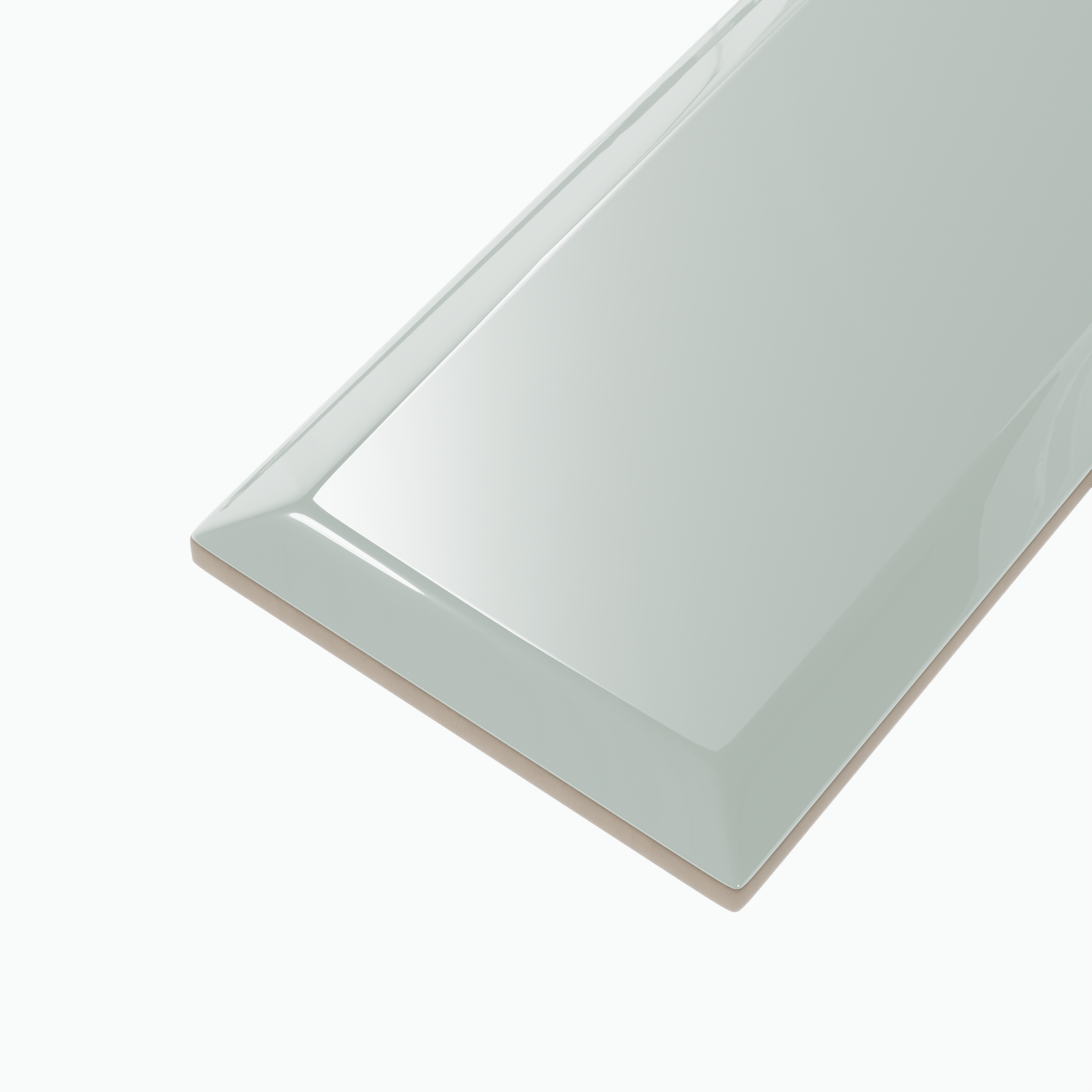 Piastrella da rivestimento interno in maiolica 7.5 x 15 cm smaltato verde acqua lucido Metro Sage Sp. 7 mm 0.5 mq - 4