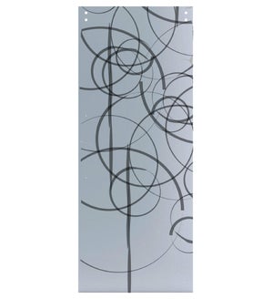 Kit Stipite Per Porte Scorrevoli In Vetro - Completto Di Guarnizioni E Coprifili, Colore Palissandro Tortora - Foto 9