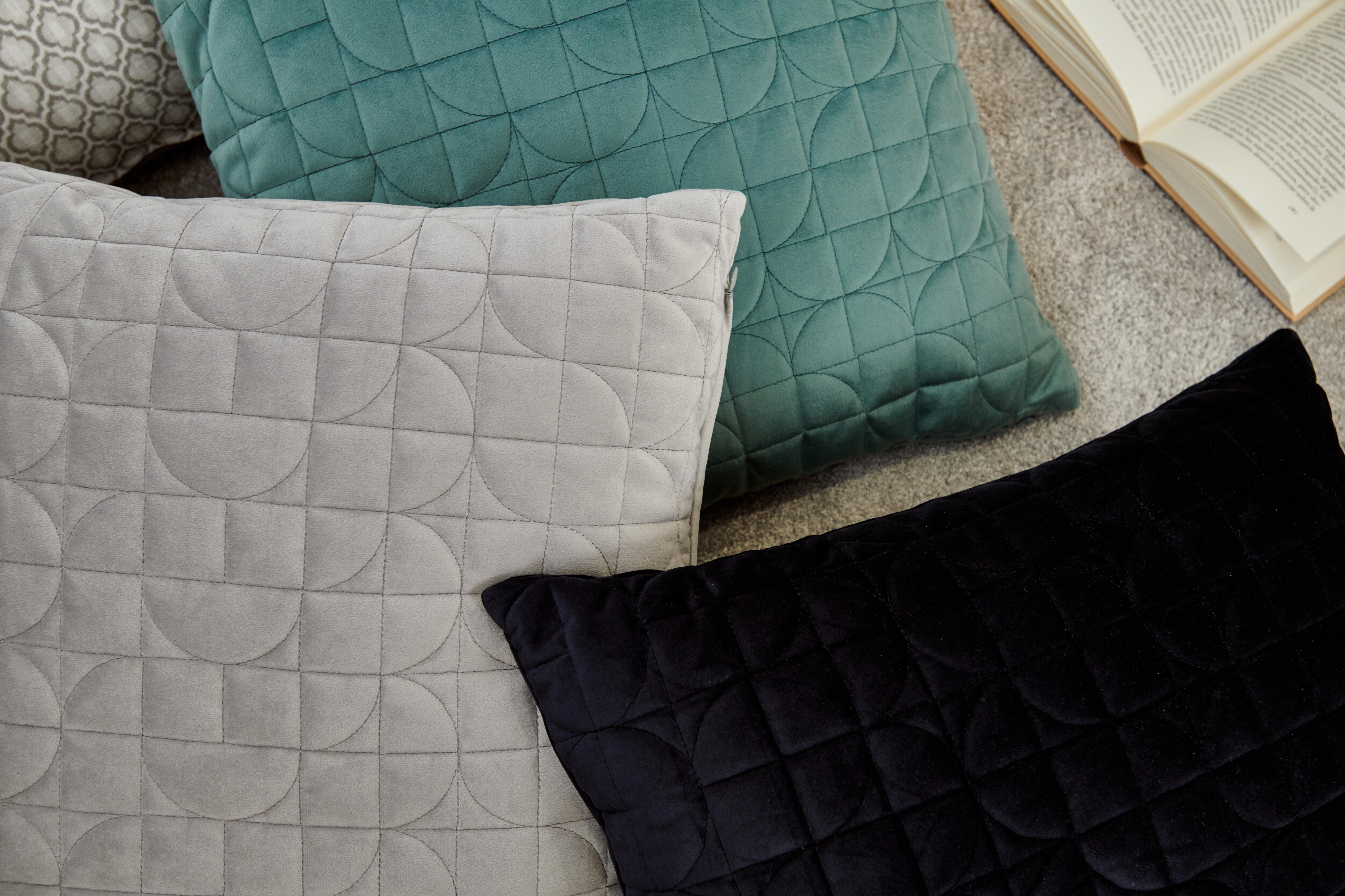 Almofada decorativa INSPIRE JONASSON 45X45CM CINZA/PRATEADO - 13