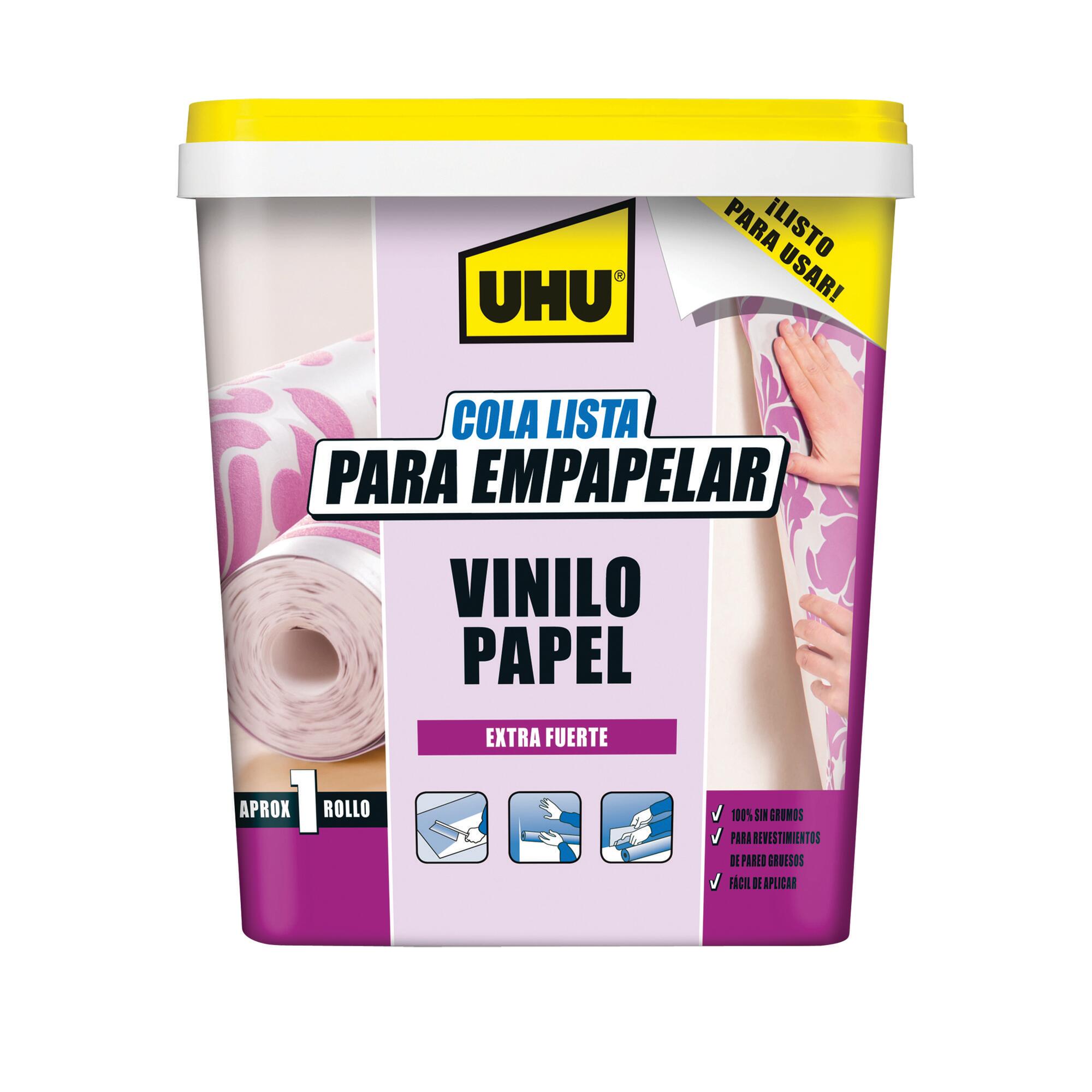 Cola lista para papel pintado vinilico uhu cubeta 1 l