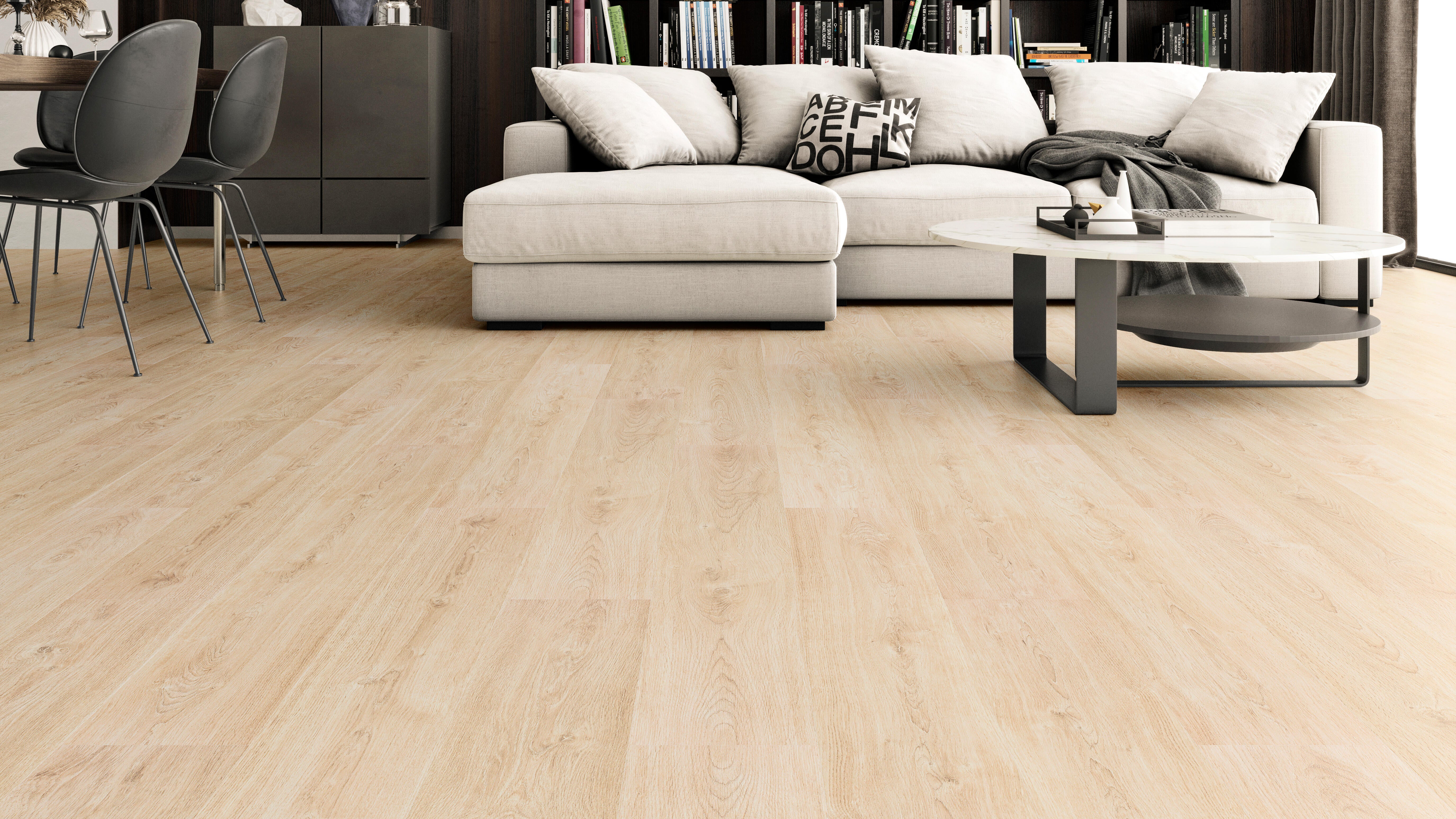 Pavimento laminato effetto legno beige, AC5 classe 33, sp. 8 mm, ARTENS Elche, 2.32 m² - 3