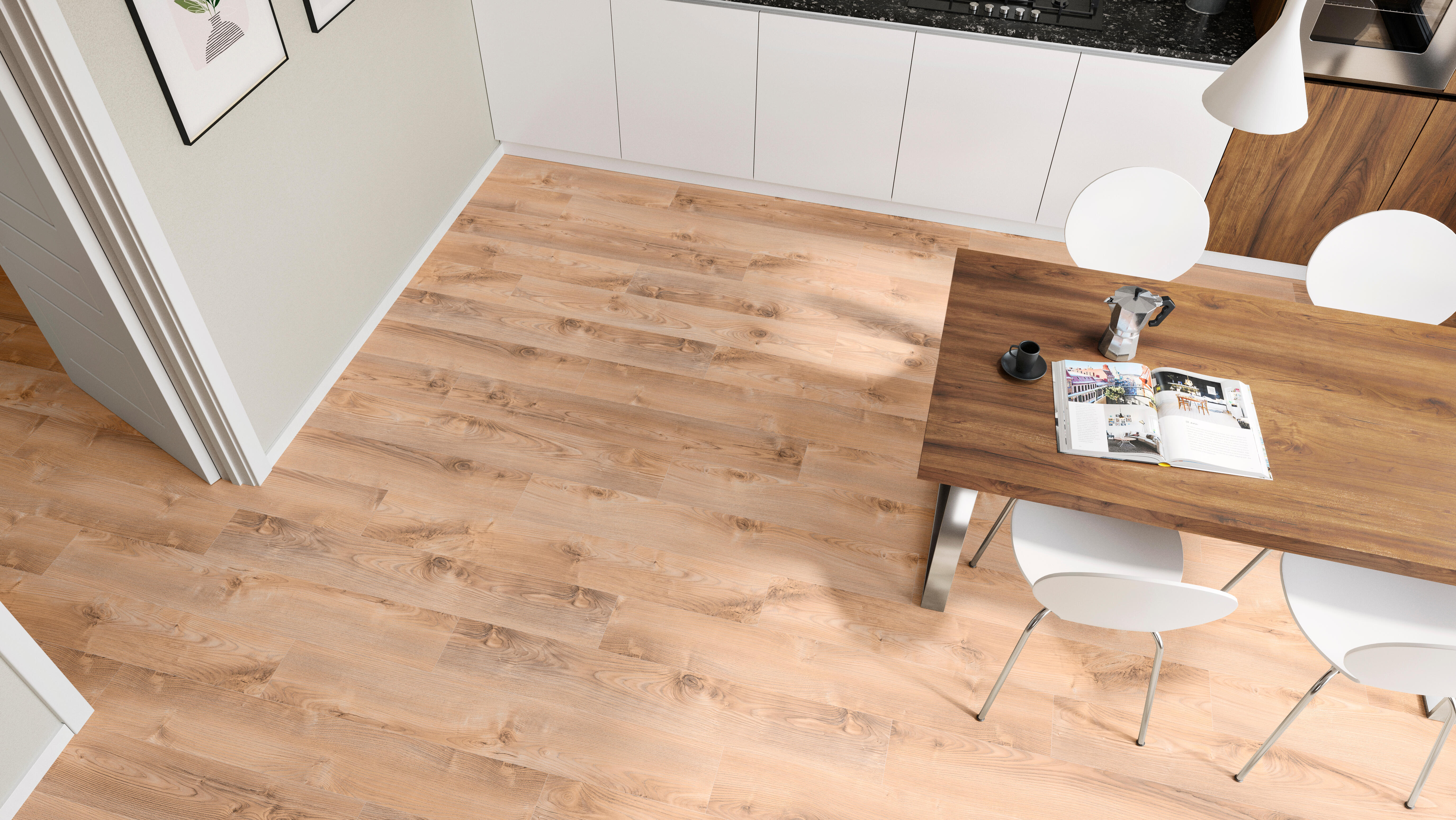 Suelo laminado extrem SANTIAGO resistente al agua 100h 8mm espesor AC5 ARTENS NAT345 - 3