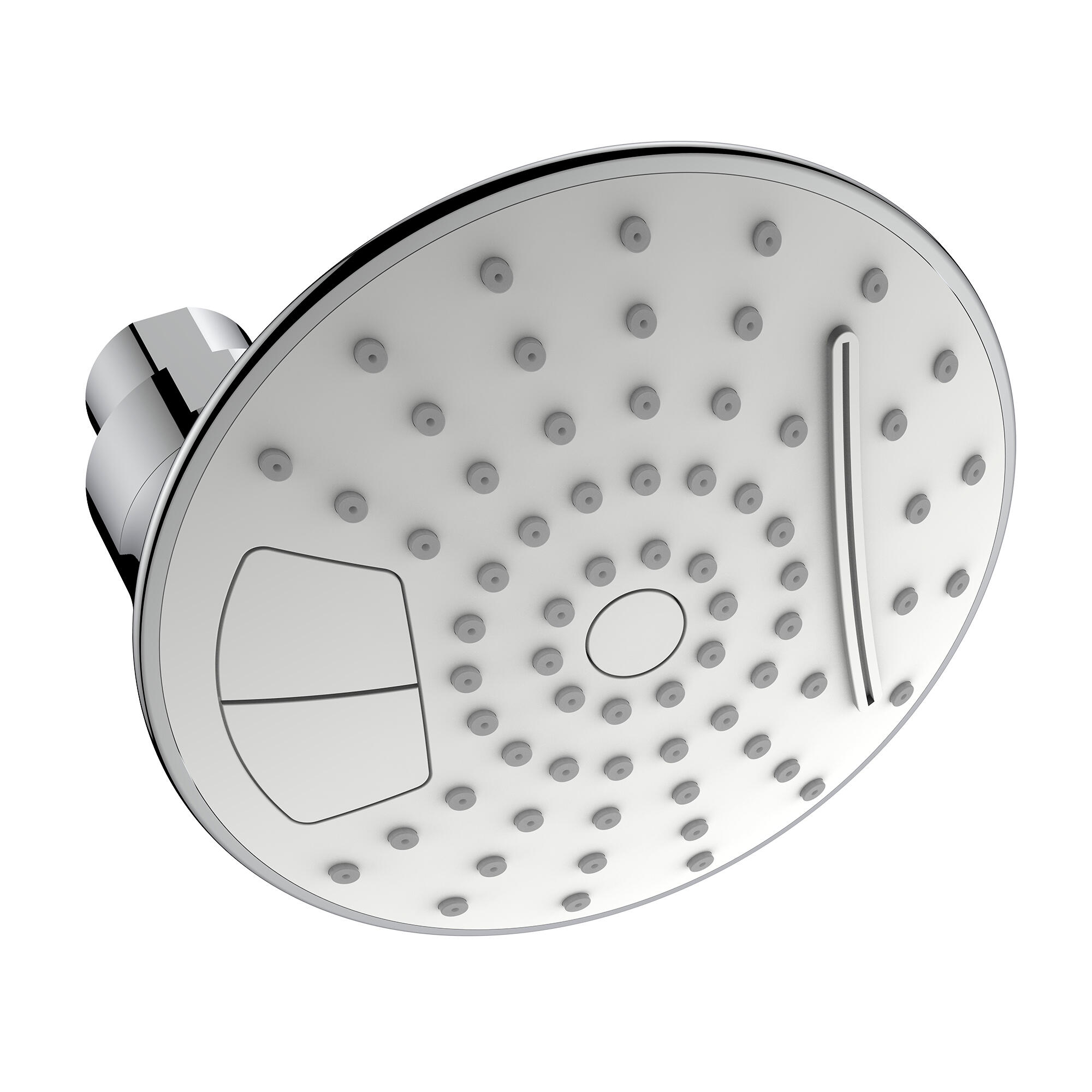 Soffione Doccia Aiscsc 8 Modalità, 12,7 Cm, 62 Ugelli In Silicone, Alta Pressione, Giunto In Ottone, Finitura Nera Opaca