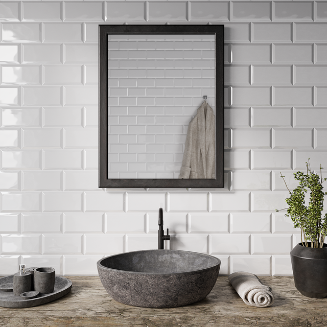 Piastrelle Bianche Opache 10x10 Cm - Confezione Da 1 M², Finitura Liscia - Foto 10