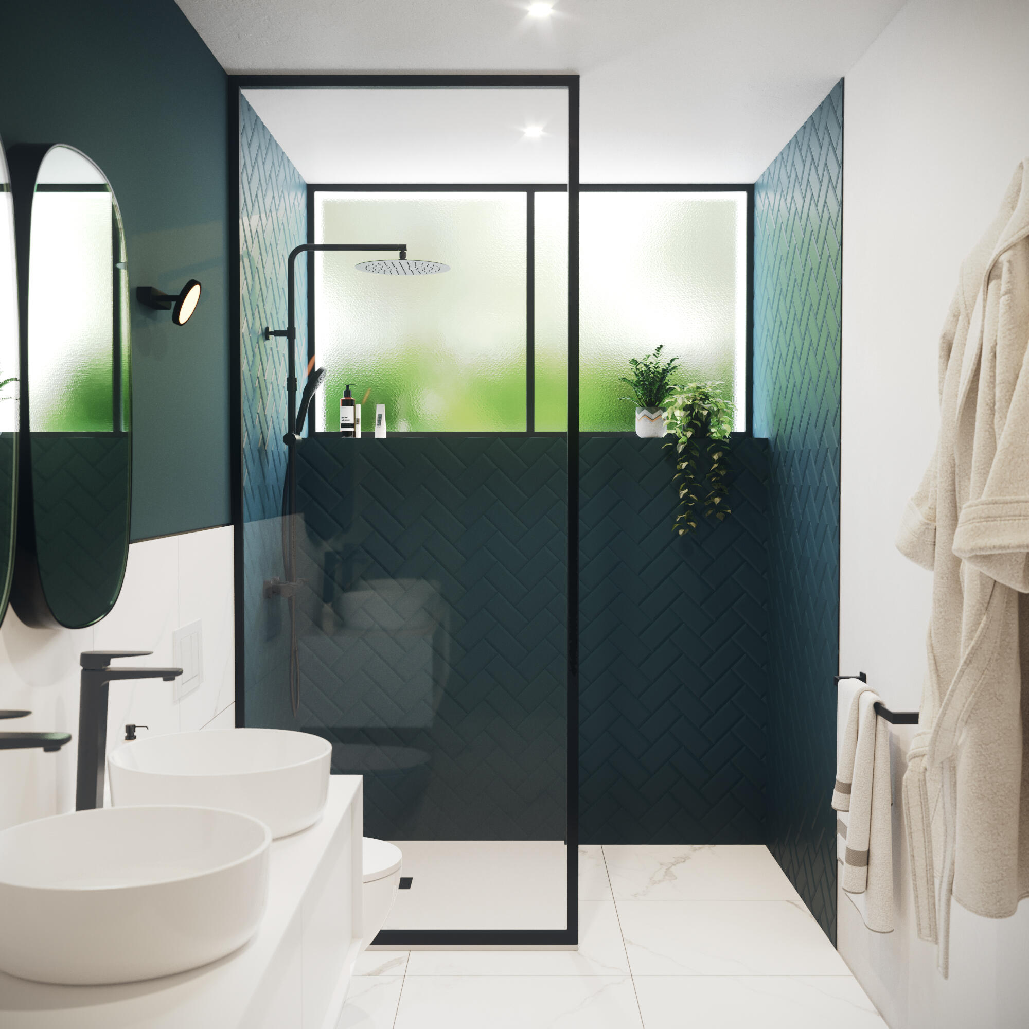 Piastrella da rivestimento interno in maiolica ARTENS 7.5 x 15 cm non rettificato smaltato verde smeraldo lucido Metro Sp. 7 mm 0.5 mq - 3