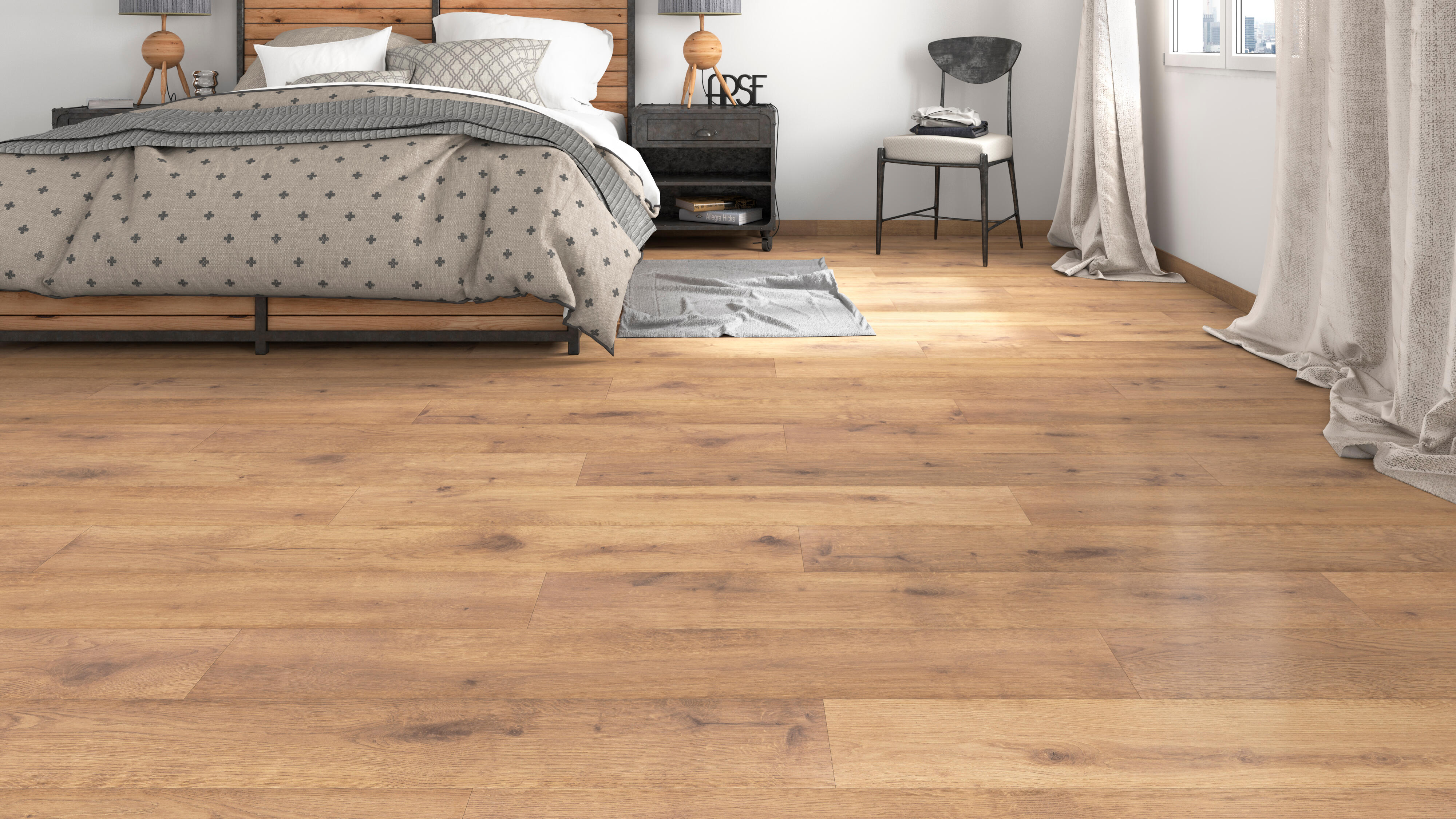 Pavimento flutuante laminado Bellville superior 8 mm Artens NAT330 - 13